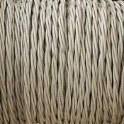 Grey braided