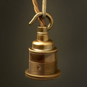 Antique Brass Chain Hook Lamp holder Edison E27 fitting