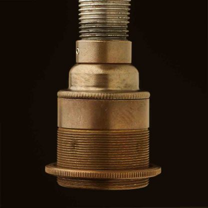 Antique Brass Threaded Lamp holder Edison E27 fitting 20mm