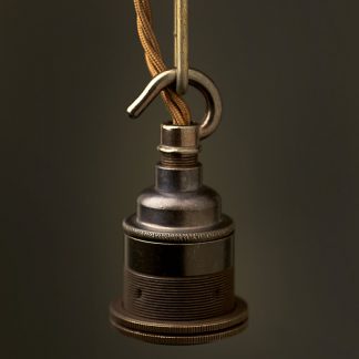 Bronze Chain Hook Lampholder Edison E27 fitting