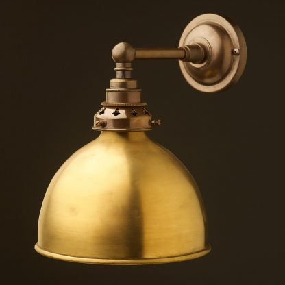 Brass Straight Arm Wall Mount Shade