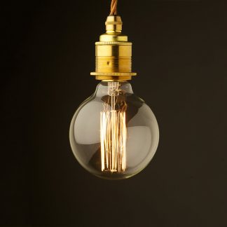 Edison style light bulb E27 New Brass fitting Vintage G95 globe