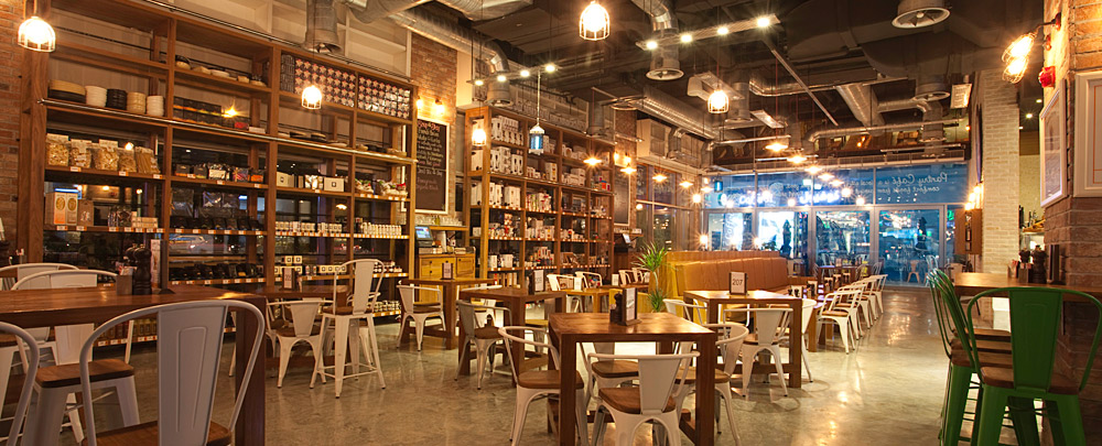 Pantry Cafe Wasl Square Dubai go industrial
