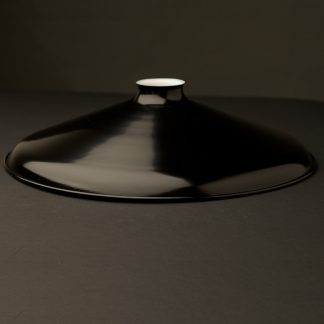 Black 14 inch Coolie Light Shade