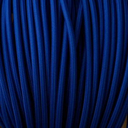 Blue pulley cable