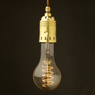 Edison style light bulb E40 New Brass pendant