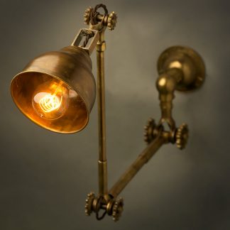Adjustable Brass Wall Lamp Shade
