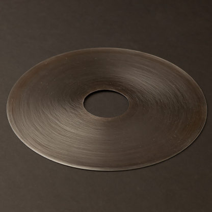 180mm Antiqued steel disc light shade