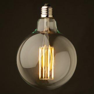 8 Watt Dimmable Lantern Filament LED E27 Clear 125mm