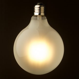 8 Watt Dimmable LED E27 125 Round Pearl Bulb