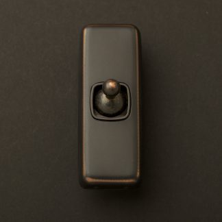 Traditional Antique Copper single rocker switch
