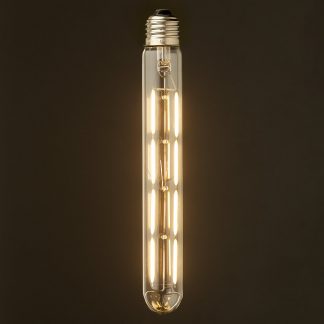 6 Watt Dimmable Filament LED E27 Clear Medium Tube