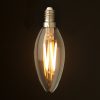 4 Watt Dimmable Filament LED E14 Candle Bulb