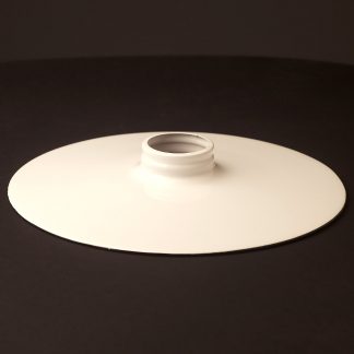 White 10 inch Flat Light Shade