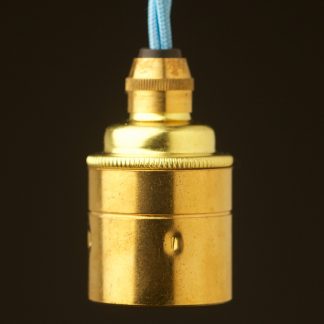 New Brass smooth Pendant Lamp holder Edison E27