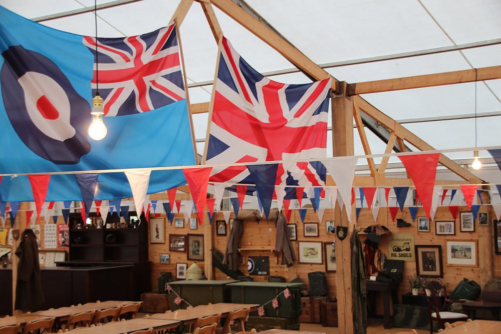 Period Industrial lighting for Goodwood Revival event