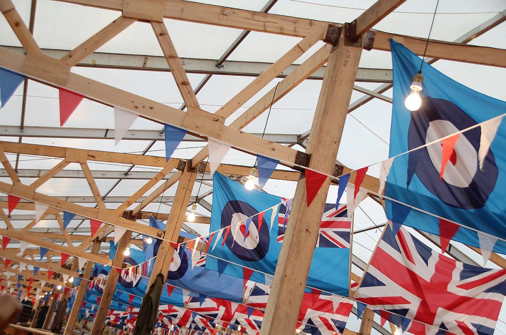 Period Industrial lighting for Goodwood Revival event