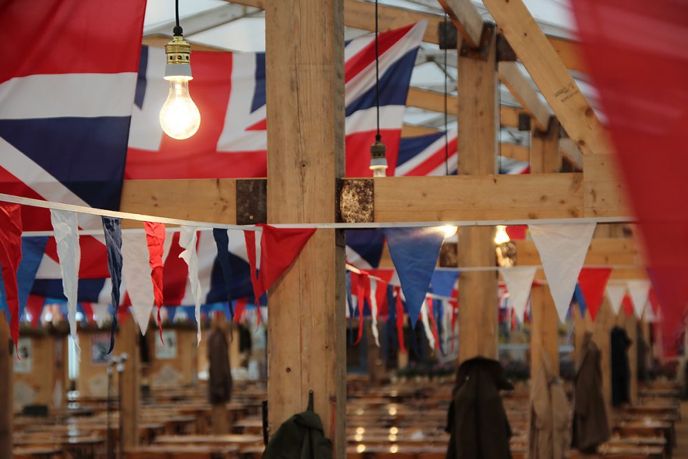 Period Industrial lighting for Goodwood Revival event