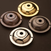 90mm Brass Wall and Ceiling Plate