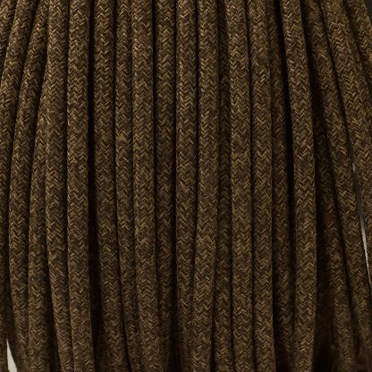 Pulley Cord 3 Core Fabric Covered Flex brown canvas