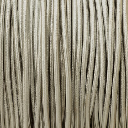 Pulley Cord 3 Core Fabric Covered Flex silver grey