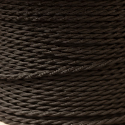 Low voltage braided 2 core cloth covered flex