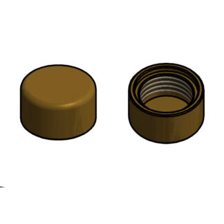 Half inch Brass screw cap