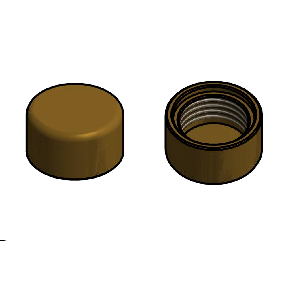 Half inch Brass screw cap