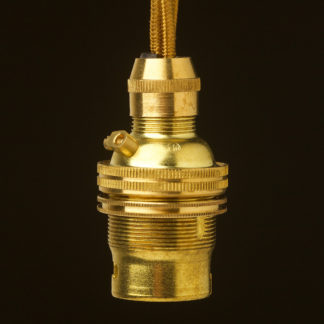 New Brass Pendant Lamp holder Bayonet B22 fitting