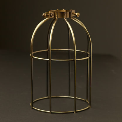 Light bulb antique brass cage fitting