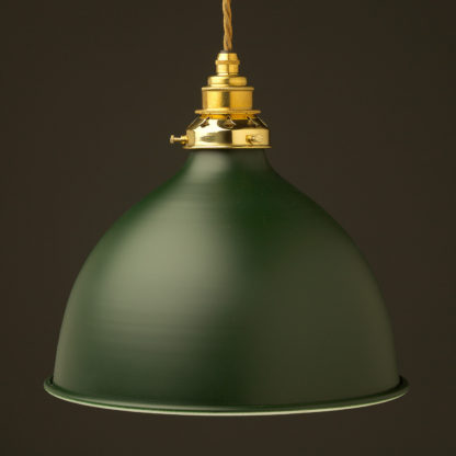 Antique green 270mm dome pendant new brass hardware