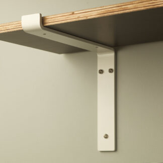 250mm deep plain steel under shelf bracket and shelf