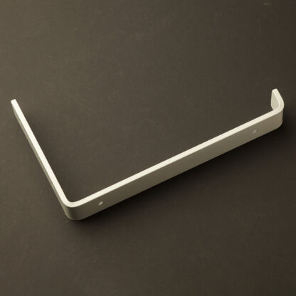 250mm deep plain steel shelf bracket Antique White