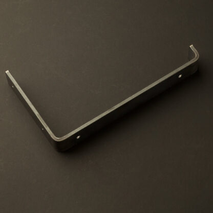 250mm deep plain steel shelf bracket Raw Steel