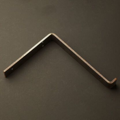 250mm deep plain steel under shelf bracket Raw Steel