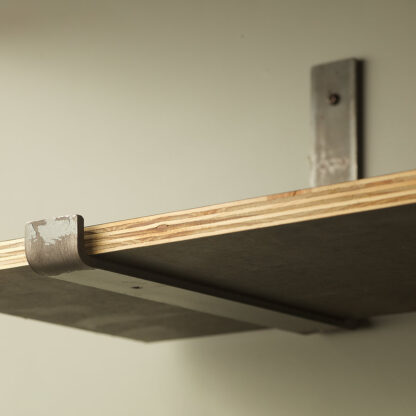 300mm deep plain steel shelf bracket and shelf