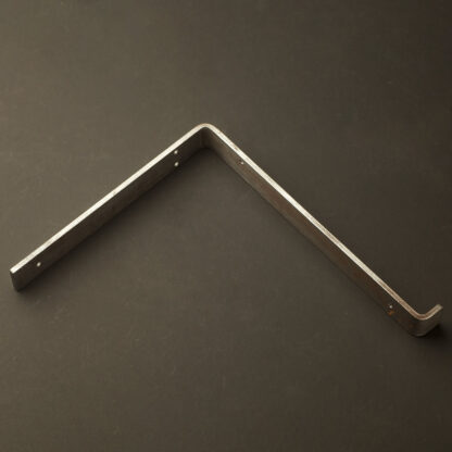 300mm deep plain steel under shelf bracket Raw Steel