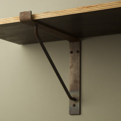 300mm deep steel shelf bracket Raw Steel