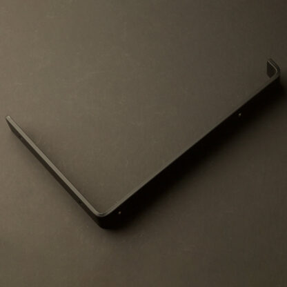 300mm deep plain steel shelf bracket Flat Black