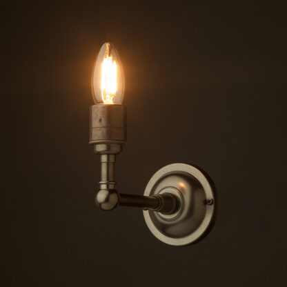 Bronze wall light no shade
