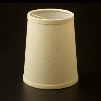 Deep drum Linen chandelier shade 150mm High