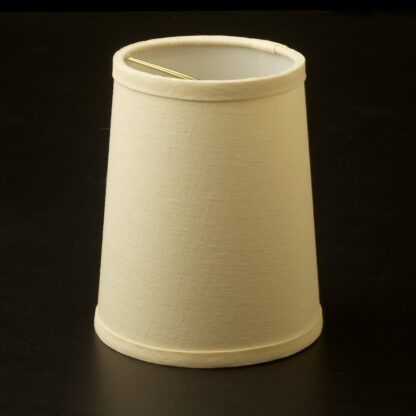 Deep drum Linen chandelier shade 150mm High