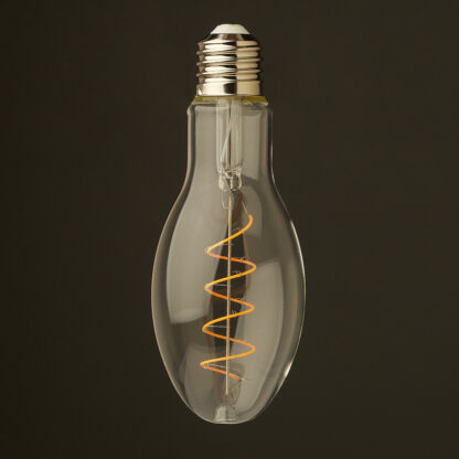 E40 4 Watt DE90 Spiral filament LED off