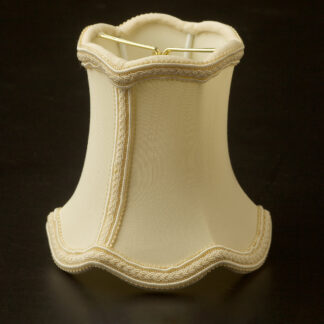 Scallop Bell chandelier shade 125mm High