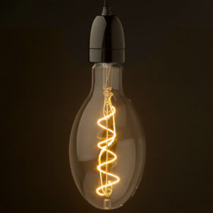 E40 Black porcelain ceramic pendant